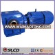 electric geared unit for screw pump,electric geared reducer for mixer,helical worm gear reducerfor lifting machine