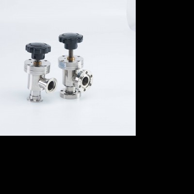 KF CF Manual High Vacuum Angle Valve