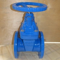 Underground Square Cap Gate Valve Sleeve Head Water Treatment Plant