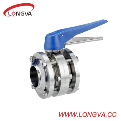 Sanitary Food Grade Welded Butterfly Valve