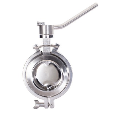 DN200 Sanitary Stainless Steel Quick Release Manual Welding Power Butterfly Valve