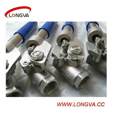 Stainless Steel Spring Automatic Reset Ball Valve