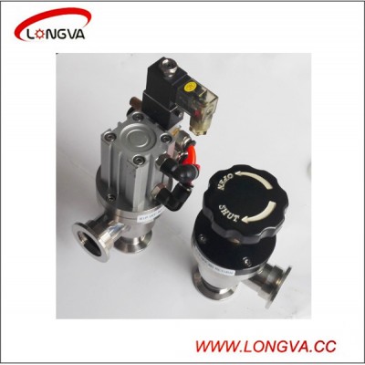 Kf CF Stainless Steel Precision Ultra-High Vacuum Flapper Valve Angle Valve